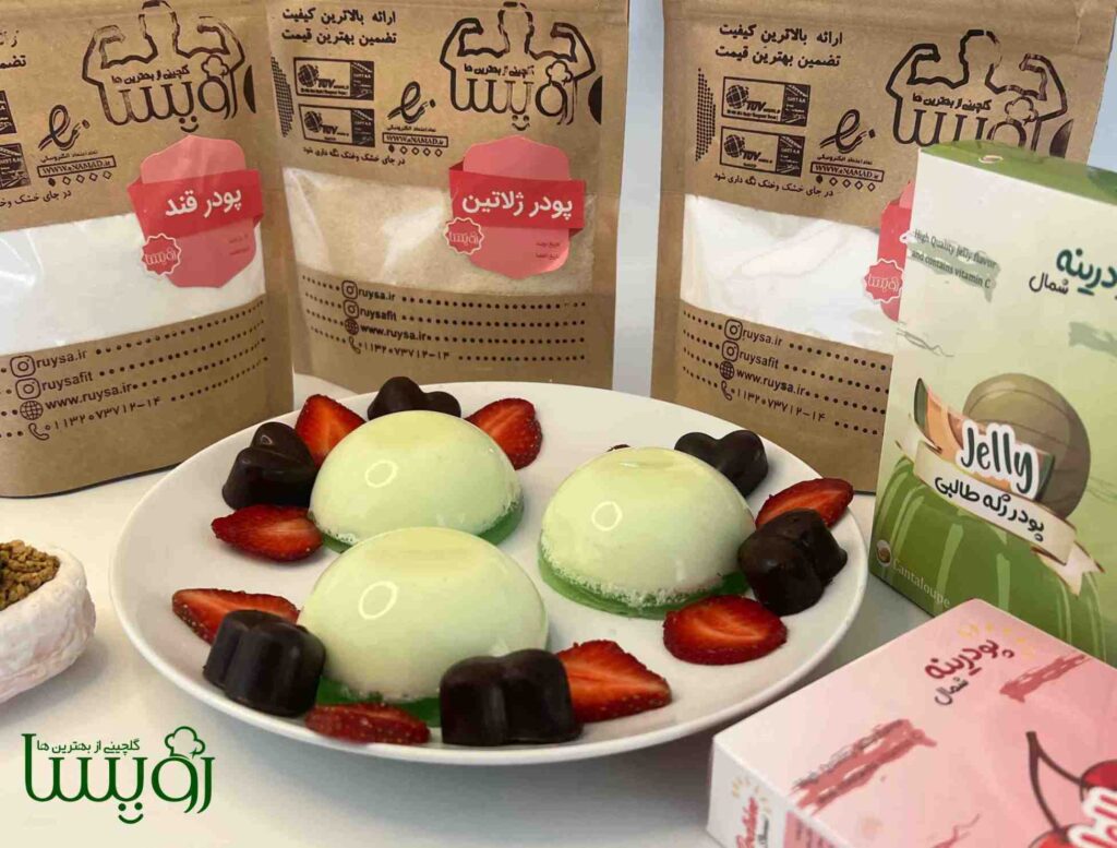 طرز تهیه ژله با خامه