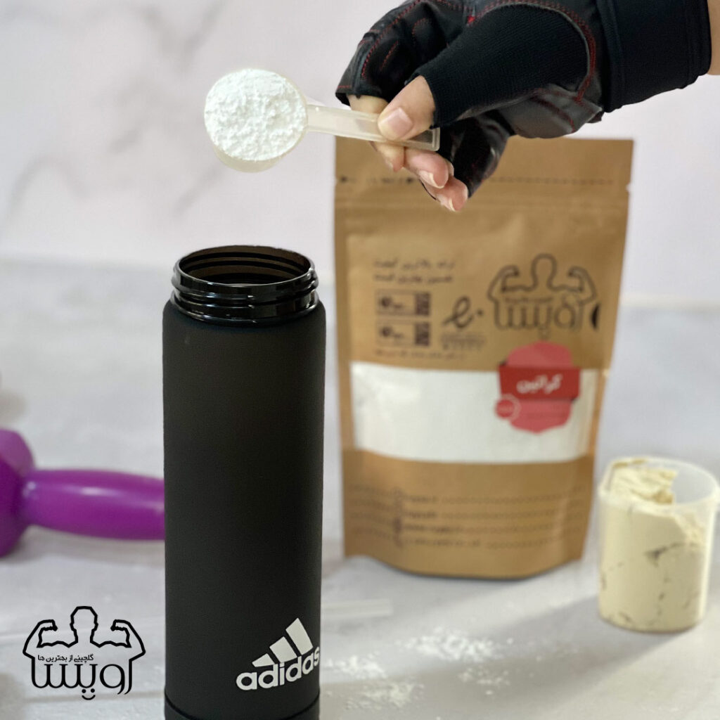 نحوه مصرف کراتین با آب