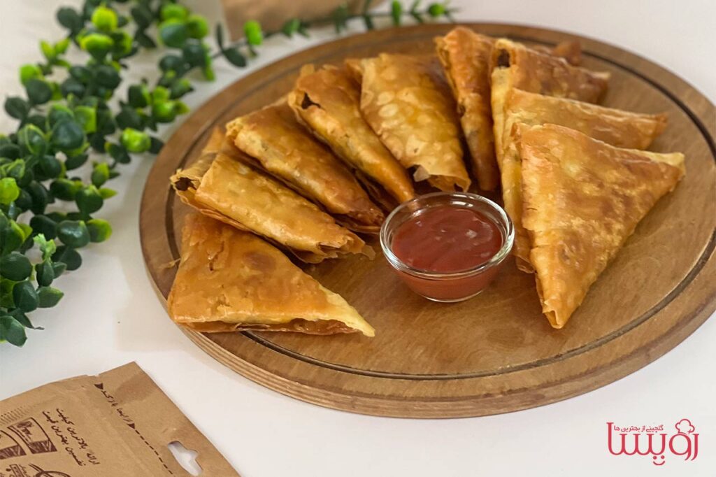 سمبوسه با سویا و سیب زمینی