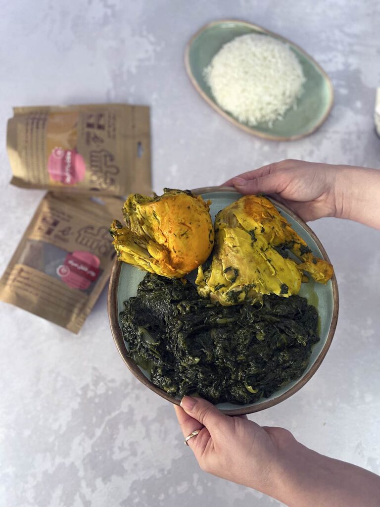 خورش اسفناج رژیمی