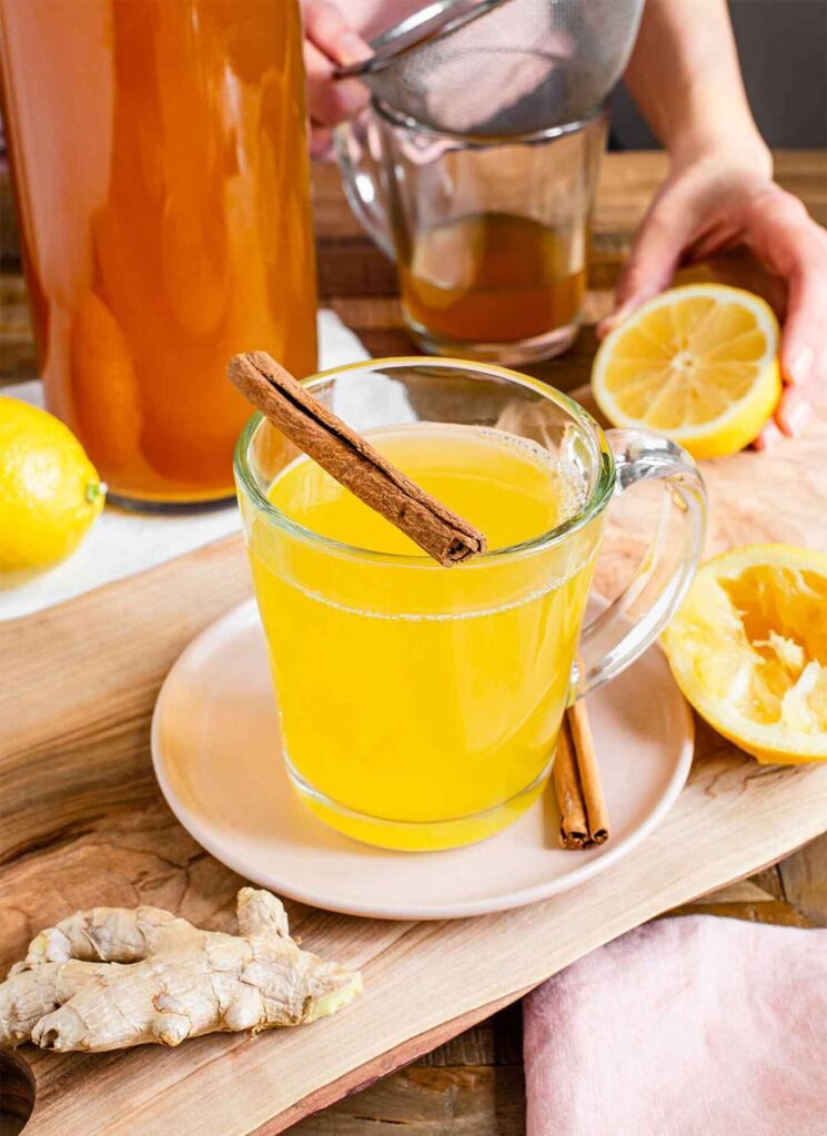 دمنوش زنجبیل و دارچین