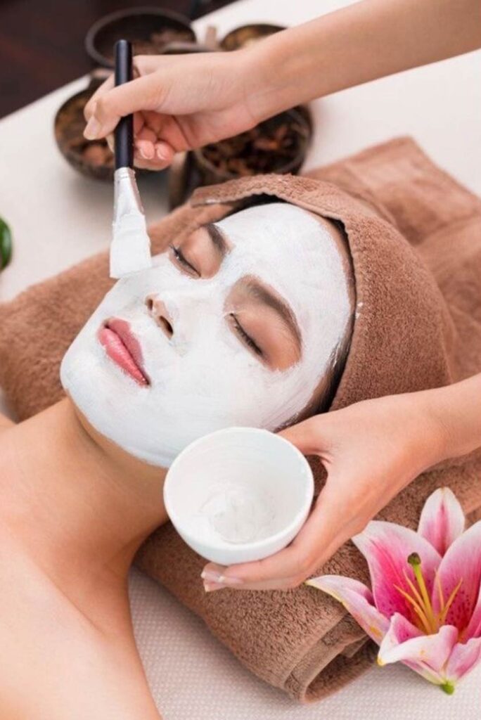ماسک آرد برنج و نشاسته