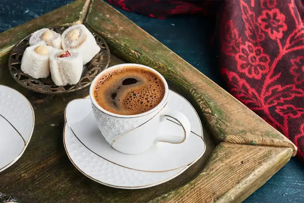 خواص قهوه ترک با شیر